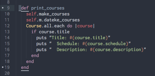 Sample of Bracket Highlighter Package in Sublime