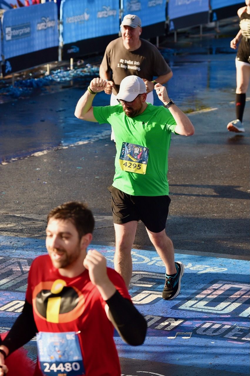 Will crossing the finish line for the 2022 Wine & Dine Half Marathon