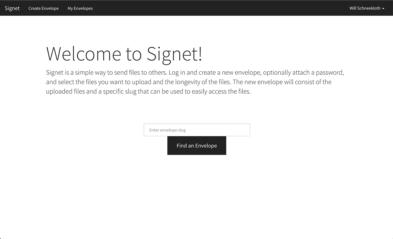 Signet Home Page